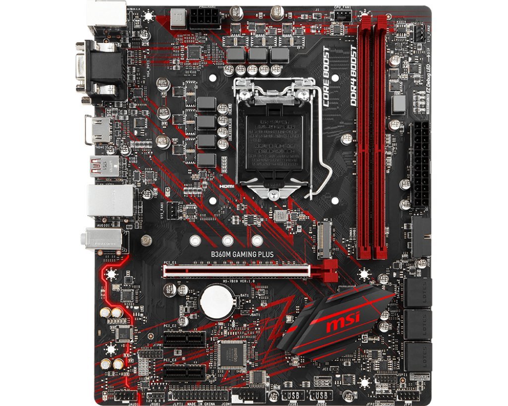 Buy MSI B360M GAMING PLUS Motherboard at Lowest Price Techdeals