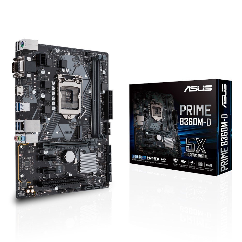 Asus prime b360m d обзор